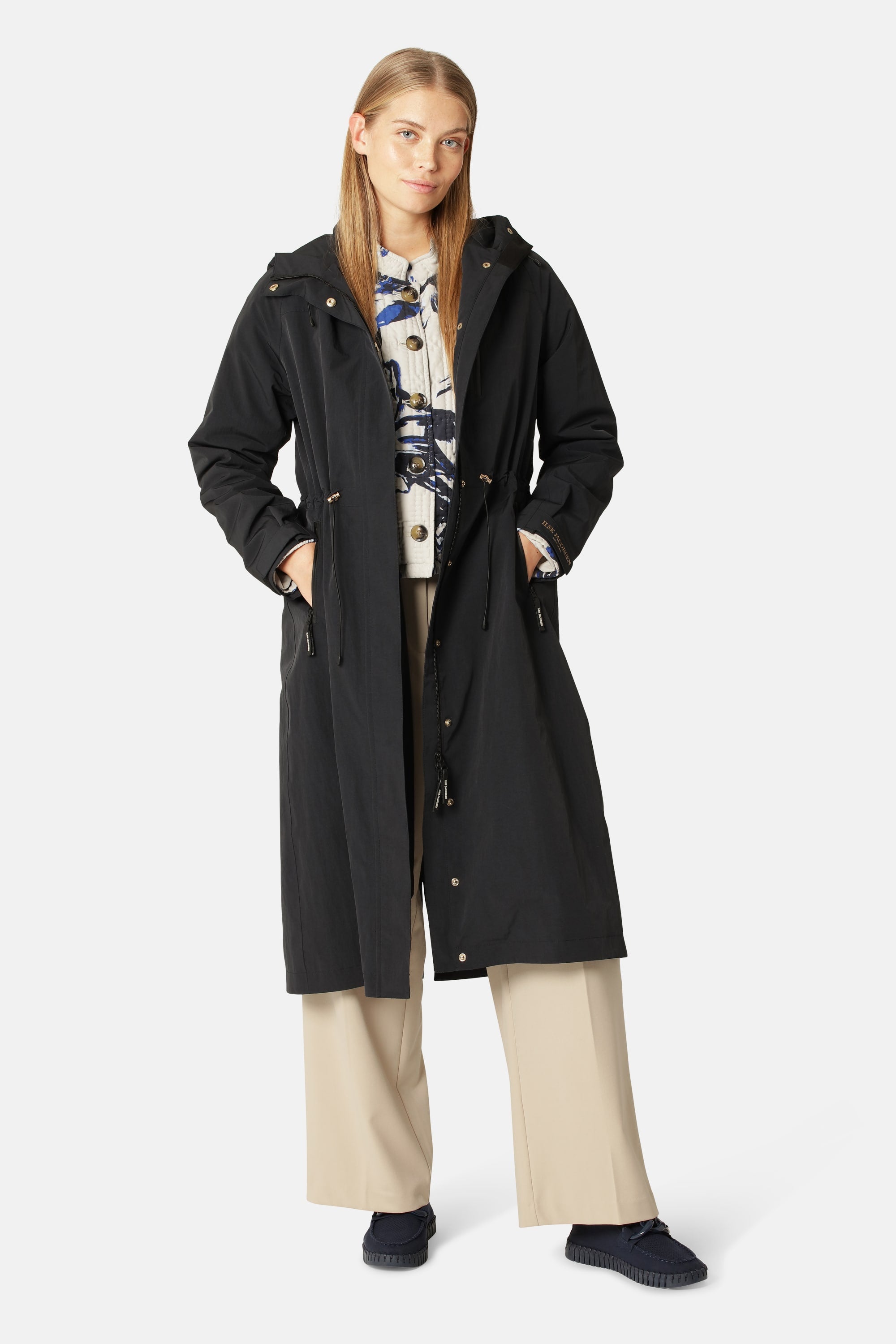 Imperméable Technique Long - Dark Indigo